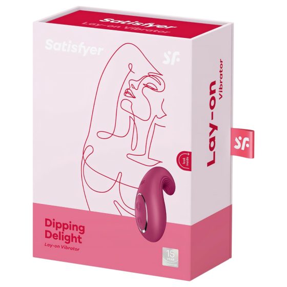 Satisfyer - vibrátor na klitoris - nabíjateľný - červený