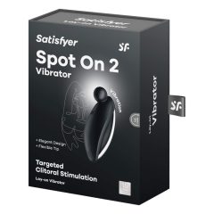   Satisfyer Spot On 2 - bezdrôtový vibrátor na klitoris (čierny)