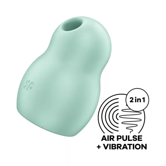 Satisfyer Pro To Go 1 - akumulátorový, tlakovo-vlnový stimulátor klitorisu (mätový)