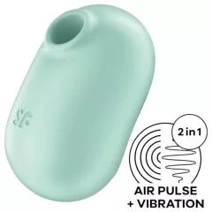   Satisfyer Pro To Go 2 - akumulátorový, tlakovo-vlnový stimulátor klitorisu (mentolový)