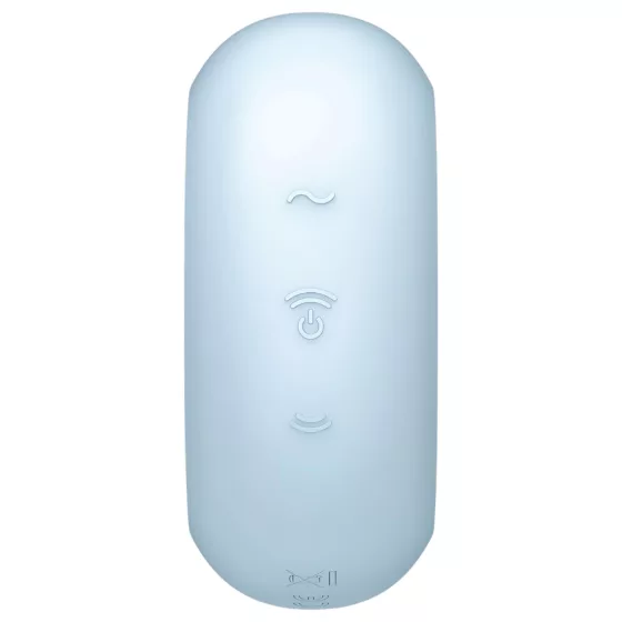 Satisfyer Pro To Go 3 - akumulátorový, vzduchovými vlnami stimulujúci klitorálny vibrátor (modrý)