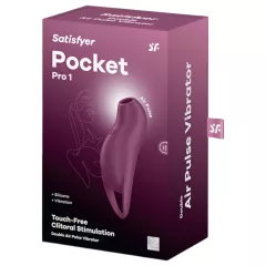   Satisfyer Pocket Pro 1 - akumulátorový, tlakovo-vlnový stimulátor klitorisu (fialový)