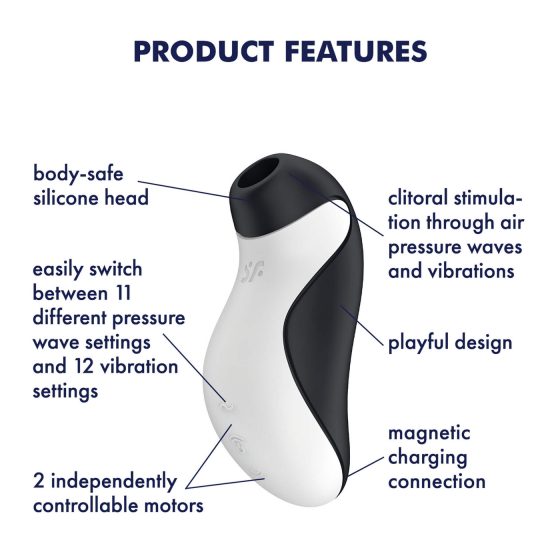 / Satisfyer Orca - vízálló léghullámos csiklóizgató