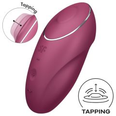   Satisfyer - vibračný stimulátor klitorisu a vagíny 2v1 - červený