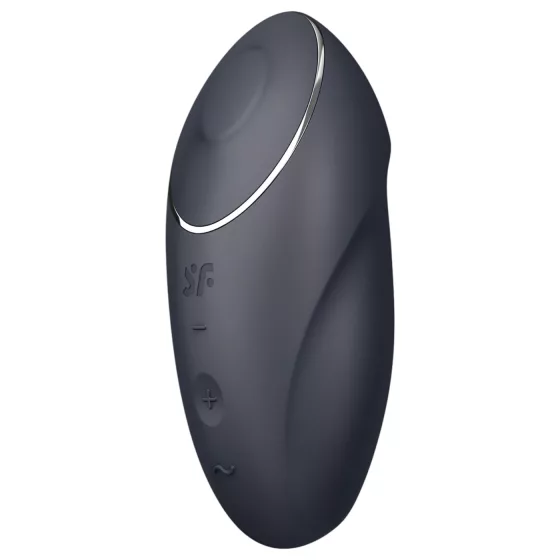 Satisfyer Tap & Climax 1 - 2v1 klitorálny vibrátor - čierny
