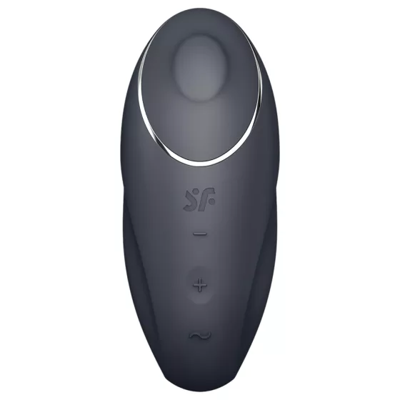Satisfyer Tap & Climax 1 - 2v1 klitorálny vibrátor - čierny