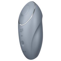  Satisfyer Tap & Climax 1 - 2v1 klitoriálny vibrátor (sivý)