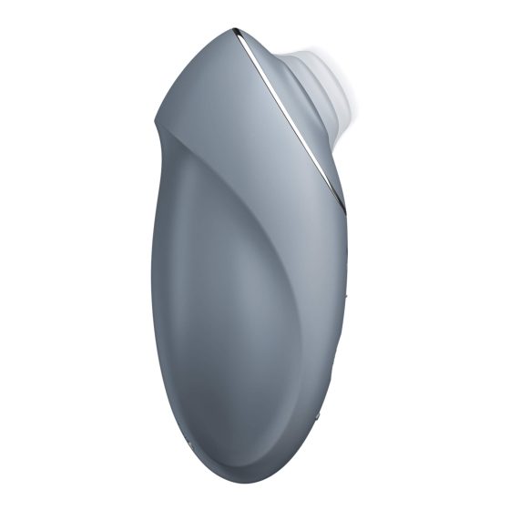 Satisfyer Tap & Climax 1 - vibrátor a stimulátor klitorisu 2v1 (sivý)