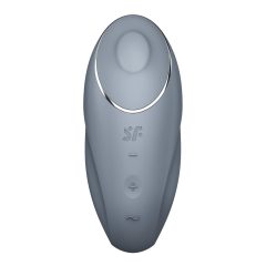   Satisfyer Tap & Climax 1 - vibrátor a stimulátor klitorisu 2v1 (sivý)