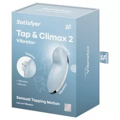 Satisfyer - vibrátor a stimulátor klitorisu 2v1 - modrý