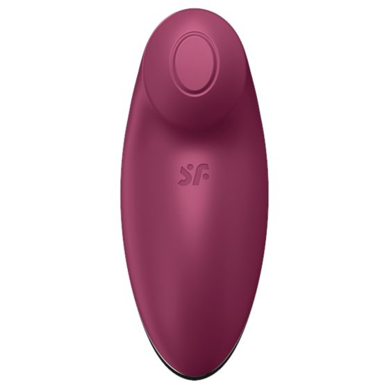 Satisfyer Tap & Climax 2 - 2v1 klitorálny stimulátor a vibrátor - červený