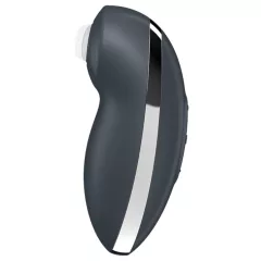   Satisfyer Tap & Climax 2 - vibrátor na klitoris a stimulátor - 2v1, sivý