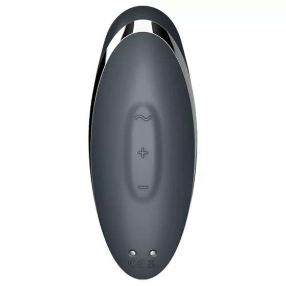 Satisfyer Tap & Climax 2 - vibrátor na klitoris a stimulátor - 2v1, sivý