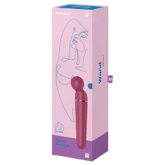 Satisfyer Planet Wand-er - masážny vibrátor (červený)