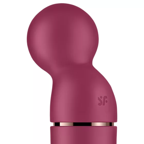 Satisfyer Planet Wand-er - masážny vibrátor (červený)