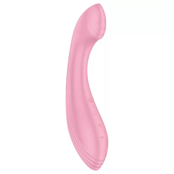 Satisfyer G-Force - vibrátor na G-bod - nabíjateľný, vodotesný - ružový