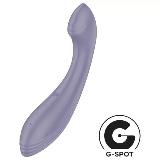 Satisfyer G-Force - vibrátor na G-bod - nabíjateľný, vodotesný - fialový
