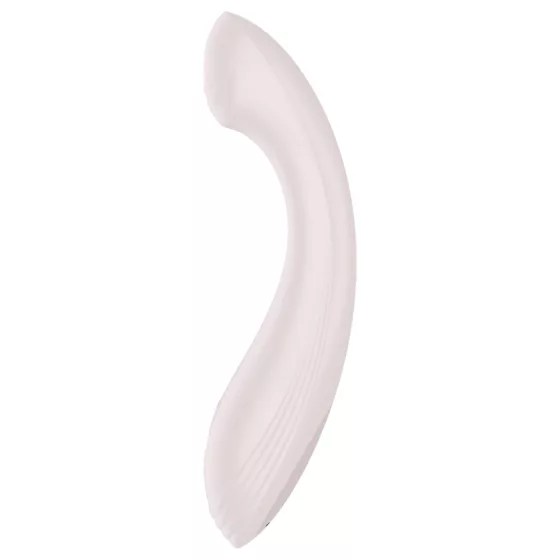 Satisfyer G-Force - vibrátor na G-bod - dobíjací, vodotesný - béžový