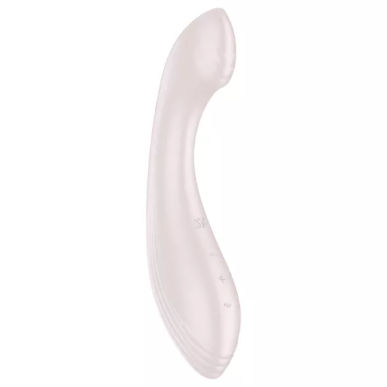 Satisfyer G-Force - vibrátor na G-bod - dobíjací, vodotesný - béžový