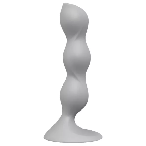 Satisfyer Triple Ball-R - dildó s guľkami - silikón - sivá