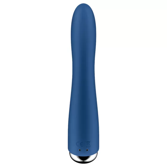 Satisfyer Spinning Vibe 1 - vibrátor na G-bod s rotujúcou hlavou - modrý