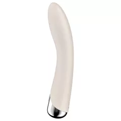   Satisfyer Spinning Vibe 1 - rotačný G-bod vibrátor s otočnou hlavicou (béžový)