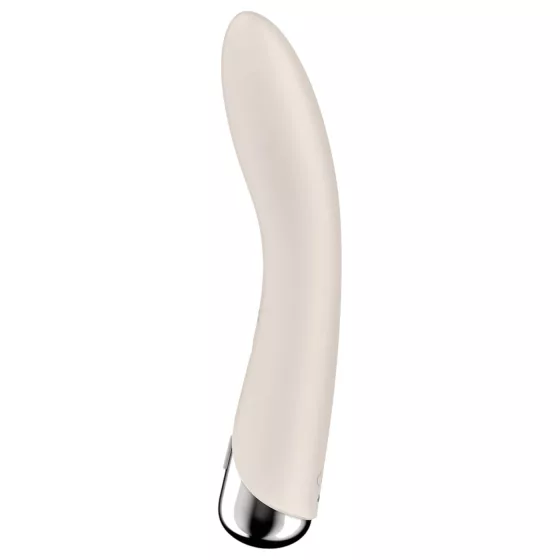 Satisfyer - G-bod vibrátor s rotujúcou hlavou - béžový