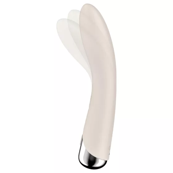 Satisfyer - G-bod vibrátor s rotujúcou hlavou - béžový
