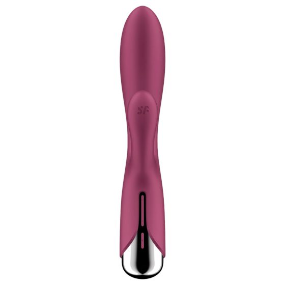 Satisfyer Spinning Rabbit 1 - rotačný vibračný držiak klitorisu (červený)