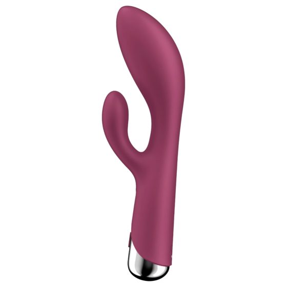 Satisfyer Spinning Rabbit 1 - rotačný vibračný držiak klitorisu (červený)