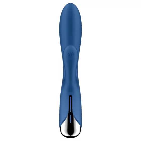 Satisfyer Spinning Rabbit 1 - vibrátor s rotačným klitorálnym ramenom - modrý