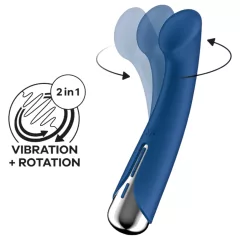   Satisfyer Spinning G-Spot 1 - rotačný G-bod vibrátor - modrý