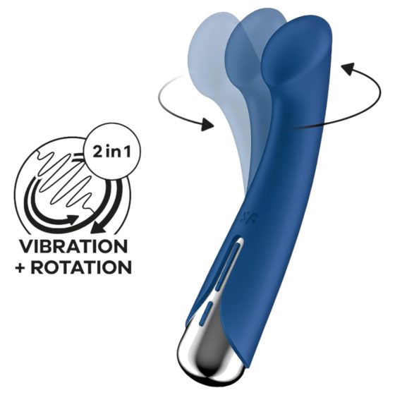 Satisfyer Spinning G-Spot 1 - rotačný G-bod vibrátor - modrý
