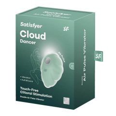   Satisfyer Cloud Dancer - dobíjací vzduchový stimulátor klitorisu (mäta)