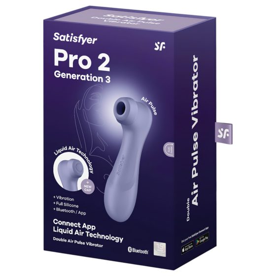 Satisfyer Pro 2 Gen3 - stimulátor klitorisu s tlakovými vlnami - fialový