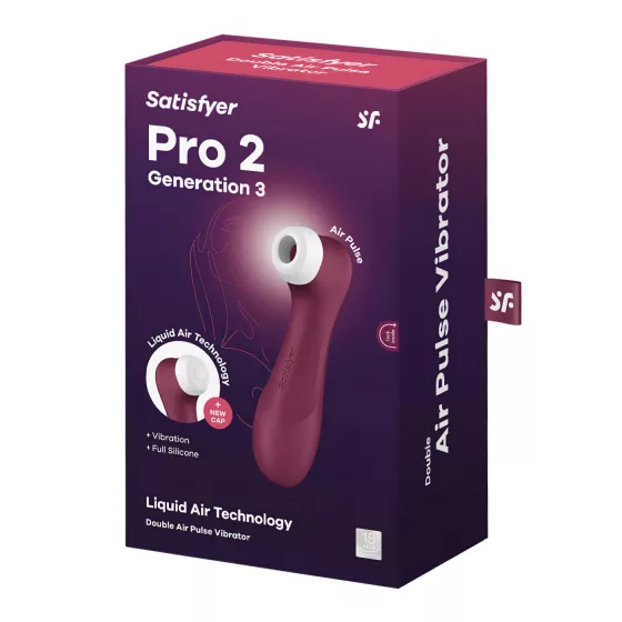 Satisfyer Pro 2 Gen3 - akumulátorový dráždič klitorisu s tlakovými vlnami (červený)