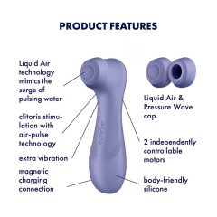   Satisfyer Pro 2 Gen3 - nabíjací stimulátor na klitoris so vzduchovou vlnou (fialový)