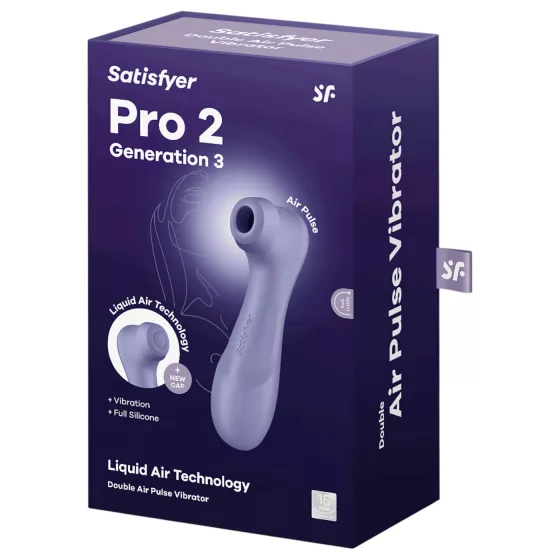 Satisfyer Pro 2 Gen3 - akumulátorový stimulátor klitorisu s tlakovými vlnami (fialový)