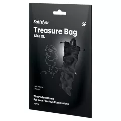   Satisfyer Treasure Bag XL - diskrétne úložné vrecúško - veľké (čierne)