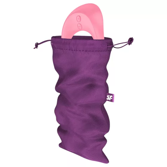 Satisfyer Treasure Bag - diskrétne úložné vrecko - stredné (fialové)