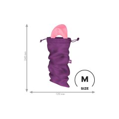   Satisfyer Treasure Bag M - taška na uskladnenie erotických hračiek - stredná (fialová)