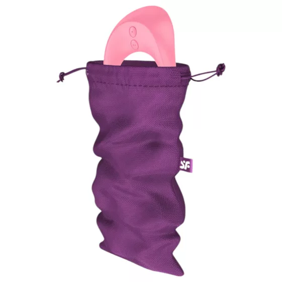 Satisfyer Treasure Bag - diskrétne úložné vrecko - stredné (fialové)