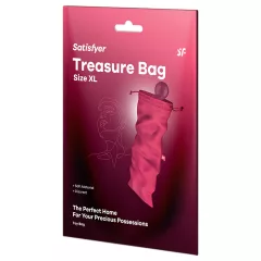  Satisfyer Treasure Bag XL - diskrétna taška na uskladnenie sexuálnych hračiek (ružová)