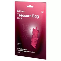   Satisfyer Treasure Bag M - diskrétne vrecko na uskladnenie sexuálnych hračiek (ružové)