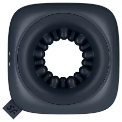   Satisfyer Ring Stroker - akumulátorový vibračný masturbátor (čierny)
