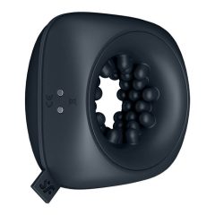   Satisfyer Ring Stroker - dobíjací vibračný masturbátor (čierny)
