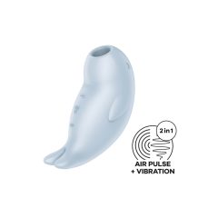  Satisfyer Seal You Soon - dobíjací stimulátor klitorisu so vzduchovými vlnami (modrý)