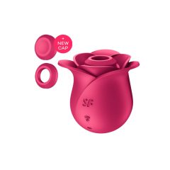   Satisfyer Pro 2 Rose Modern - dobíjací vzduchový stimulátor klitorisu (červený)