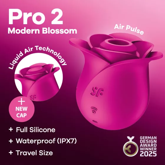 Satisfyer Pro 2 Modern Blossom - klitorálny stimulátor s tlakovými vlnami