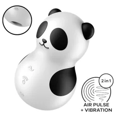   Satisfyer Pocket Panda - dráždidlo klitorisu s tlakovými vlnami (čierne)